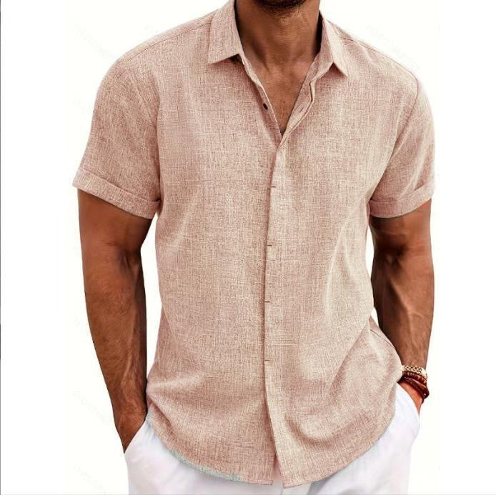 Versanni Short Sleeve Linen Shirt