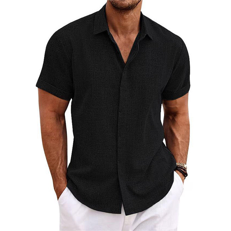 Versanni Short Sleeve Linen Shirt
