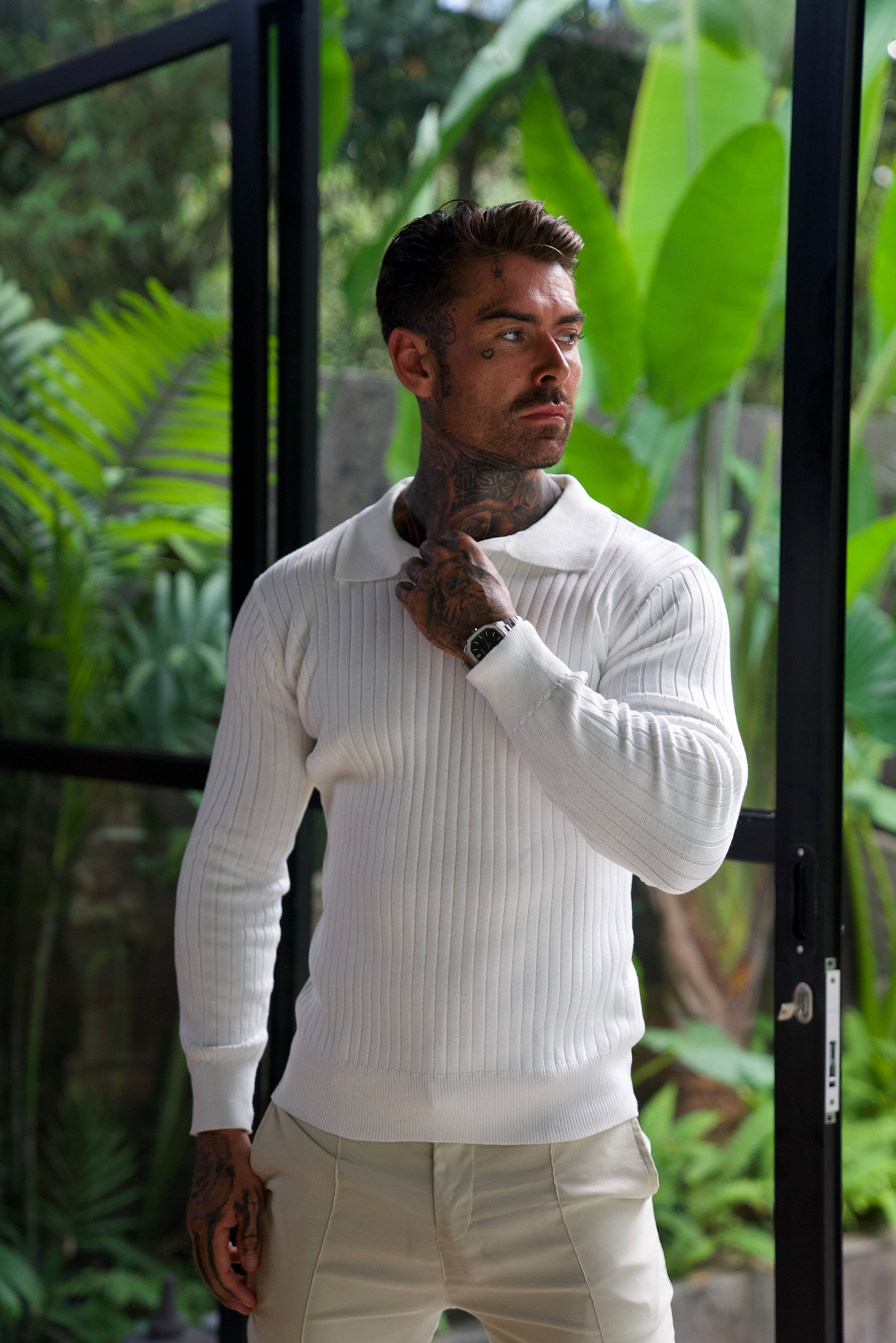 Muscle Fit Knit Sweater