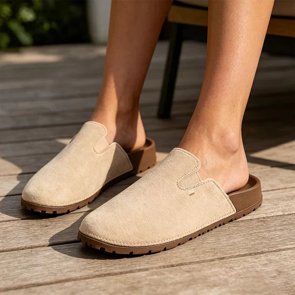 Men’s Wide-Toe Casual Mule Slides