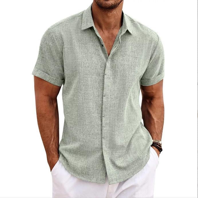 Versanni Short Sleeve Linen Shirt