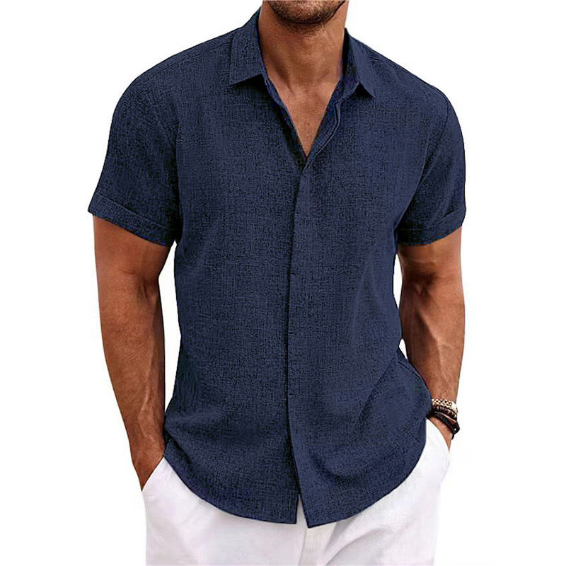 Versanni Short Sleeve Linen Shirt