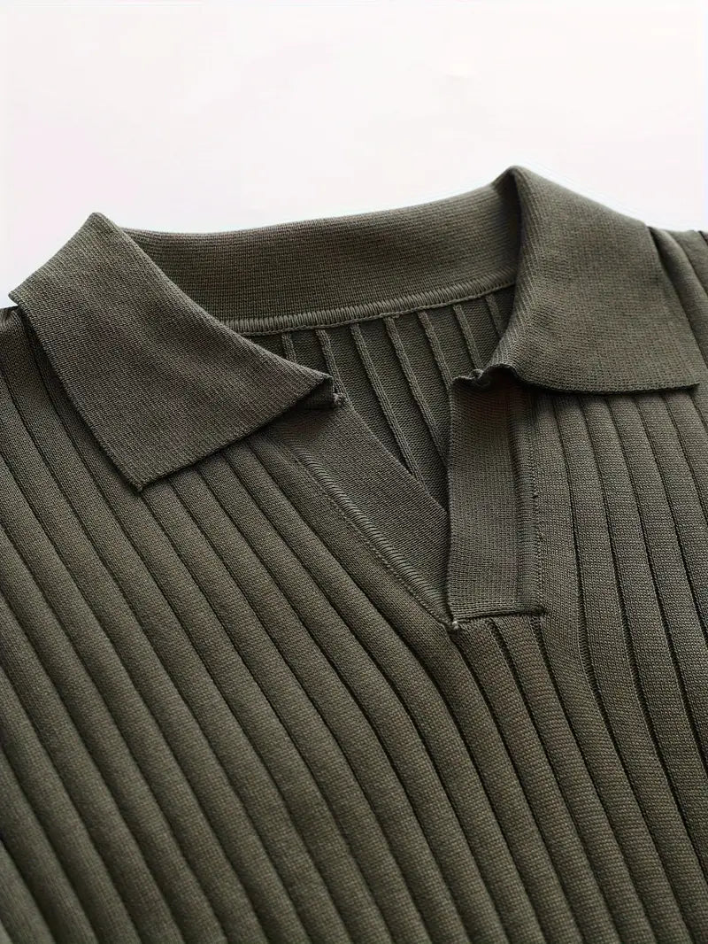 Muscle Fit Knit Sweater